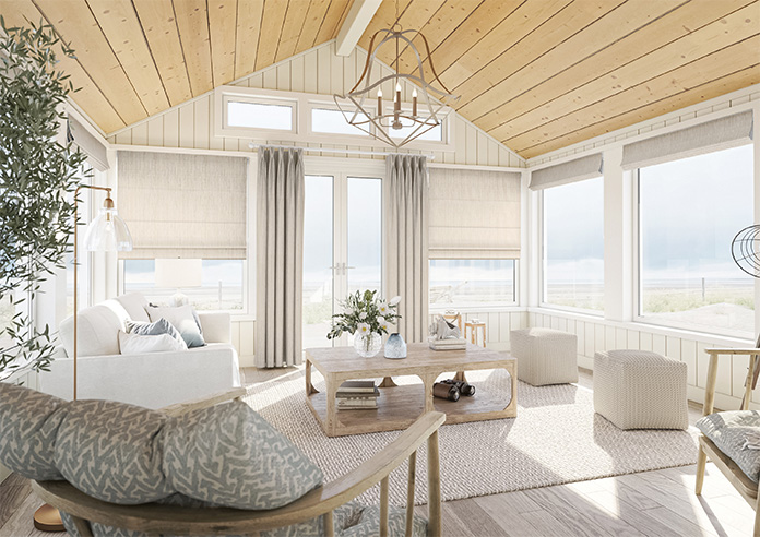 Cascade, Champagne - Made to Measure Curtains - Image 8